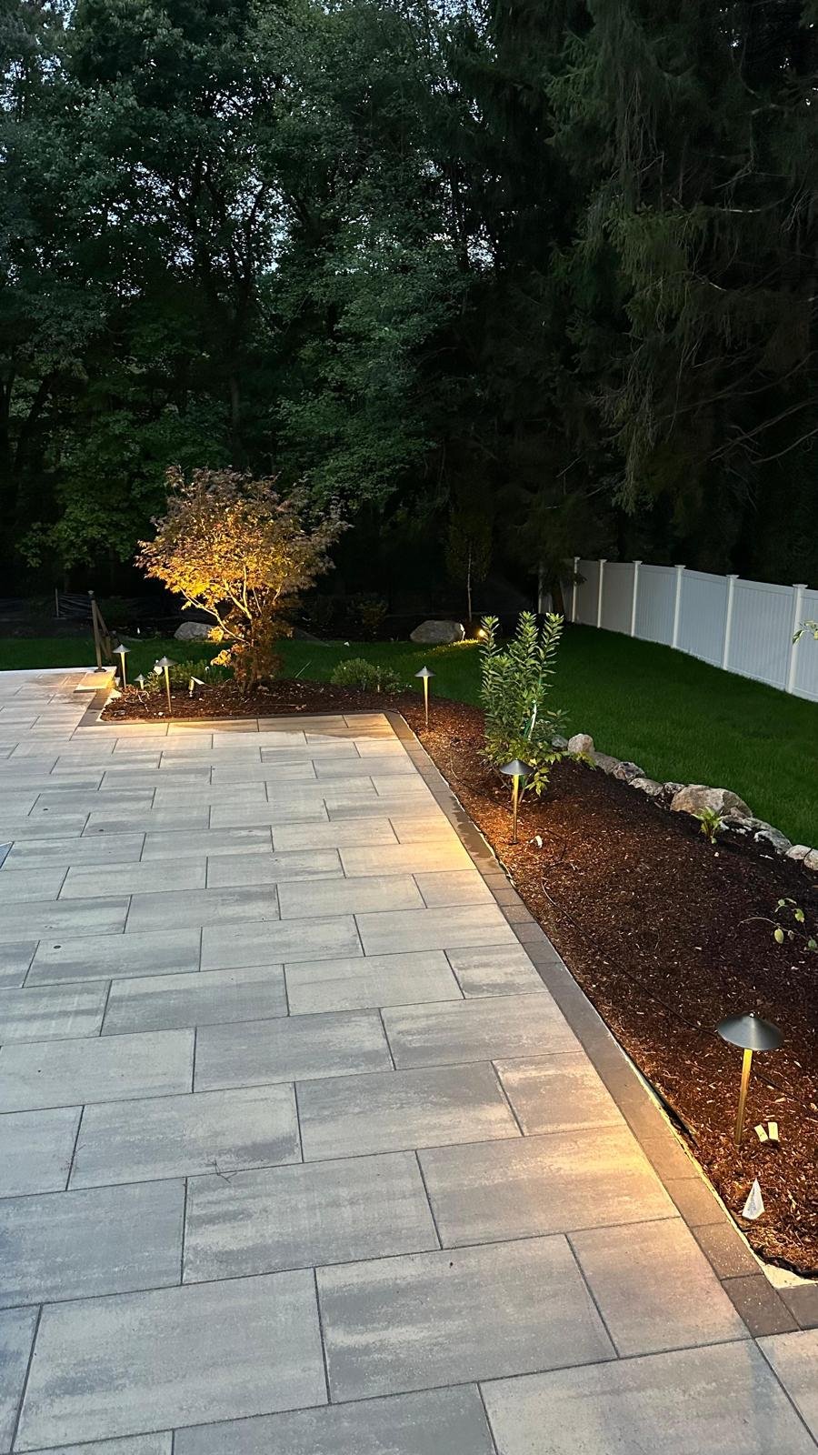 Landscape lighting project 6