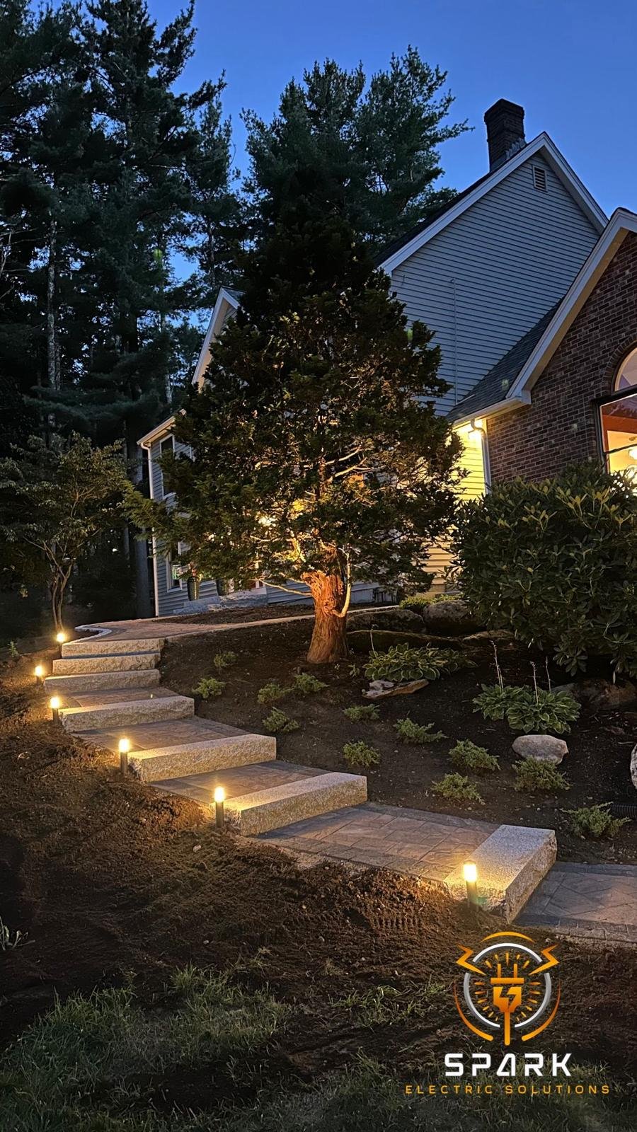 Landscape lighting project 9